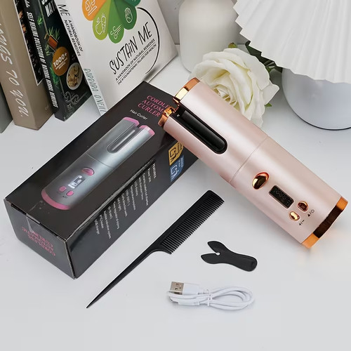 Automatic hair curler - automatic, cordless
