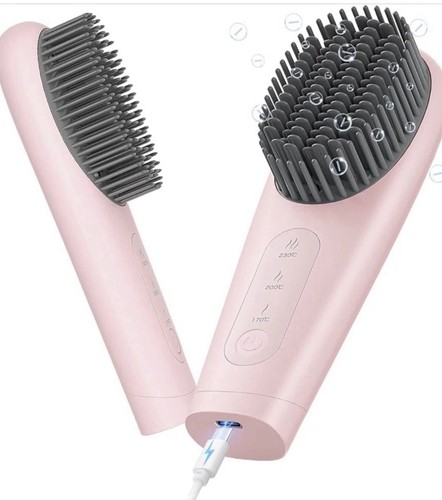 Cordless hot brush comb - brush,