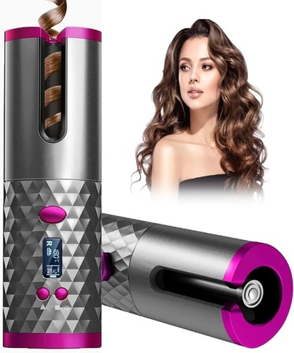 Cordless auto hair curler usb - auto,