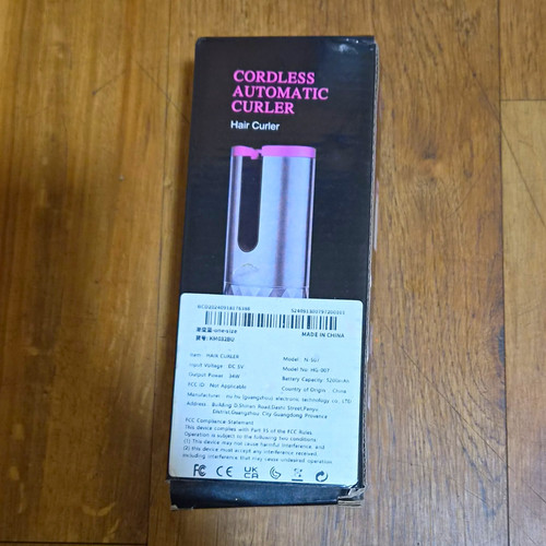Cordless automatic curler with - automatic,