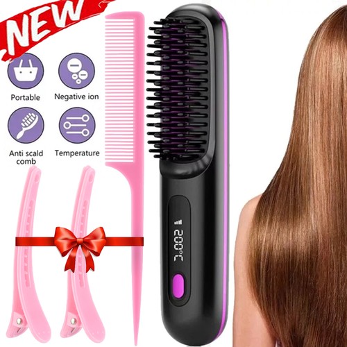 Ceramic heated cordless comb - ceramic,