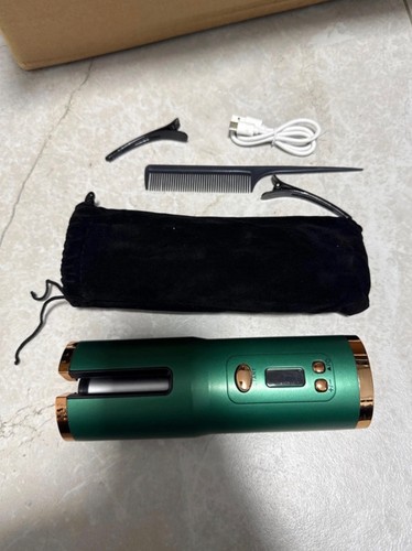 Cordless automatic hair curler