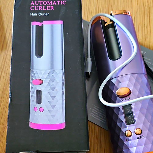 Cordless automatic hair curler - automatic,