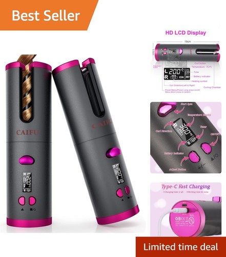 Stylish cordless hair curler - stylish,