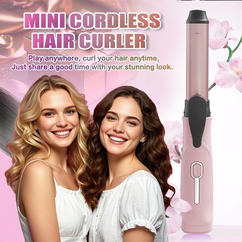 Mini cordless hair - hair, curler