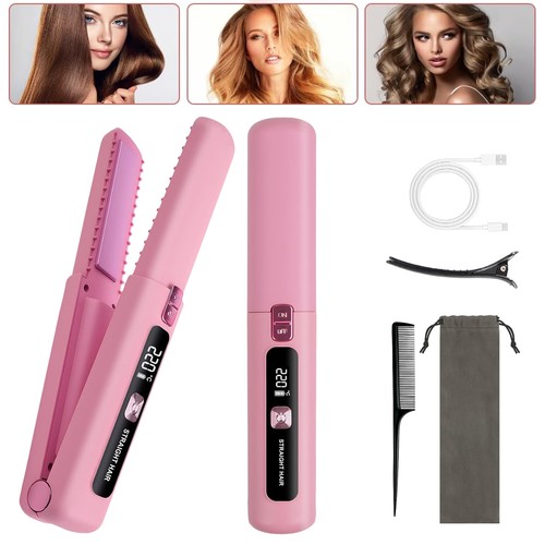 Cordless hair straightener and - hair,