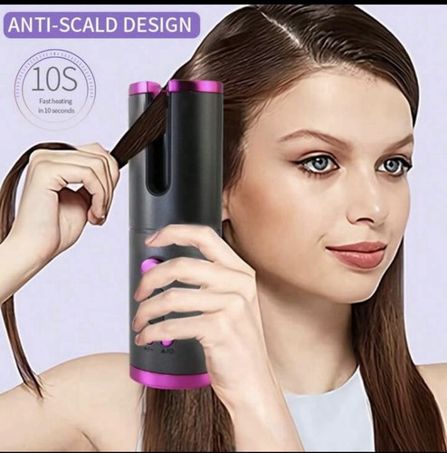 Cordless automatic hair - hair, curler