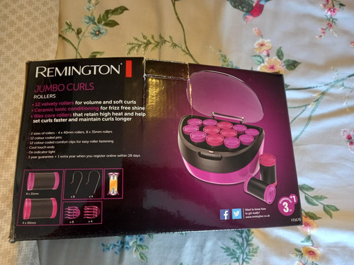 Remington jumbo curls - remington, heated