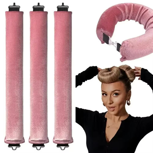 Heatless hair curlers curling - hair,