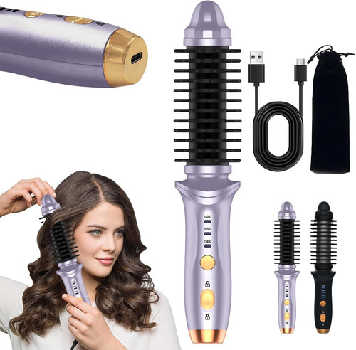 Cordless hot brush for short - brush,